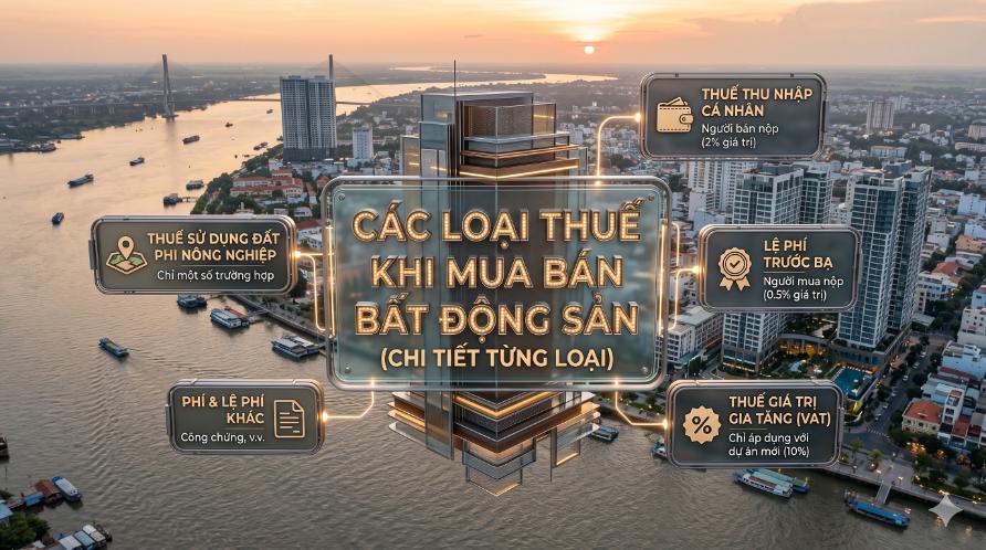 Các loại thuế khi mua bán bất động sản: Hiểu đúng để không mất tiền oan