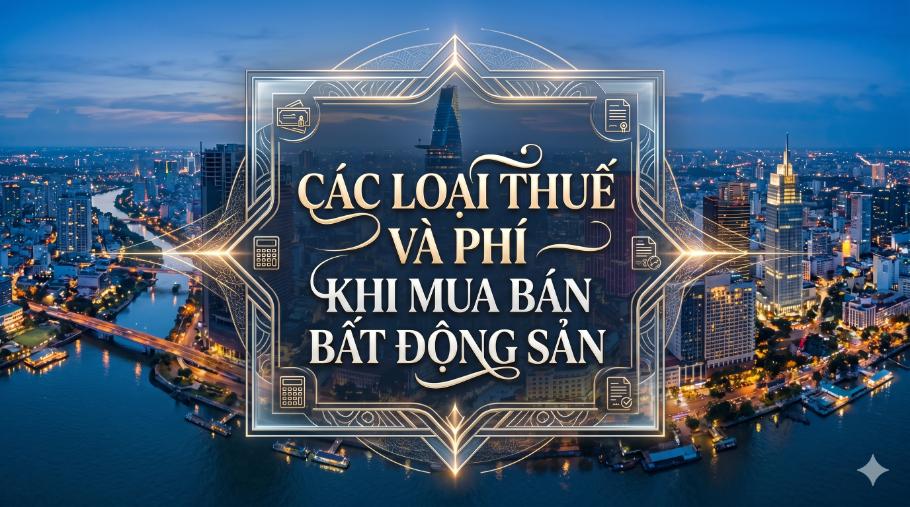 Các loại thuế và phí khi mua bán bất động sản – Đừng để “giá tốt” biến thành chi phí bất ngờ