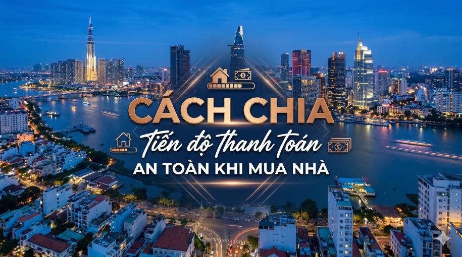Cách chia tiến độ thanh toán an toàn khi mua nhà: Đừng để dòng tiền “đi trước rủi ro”