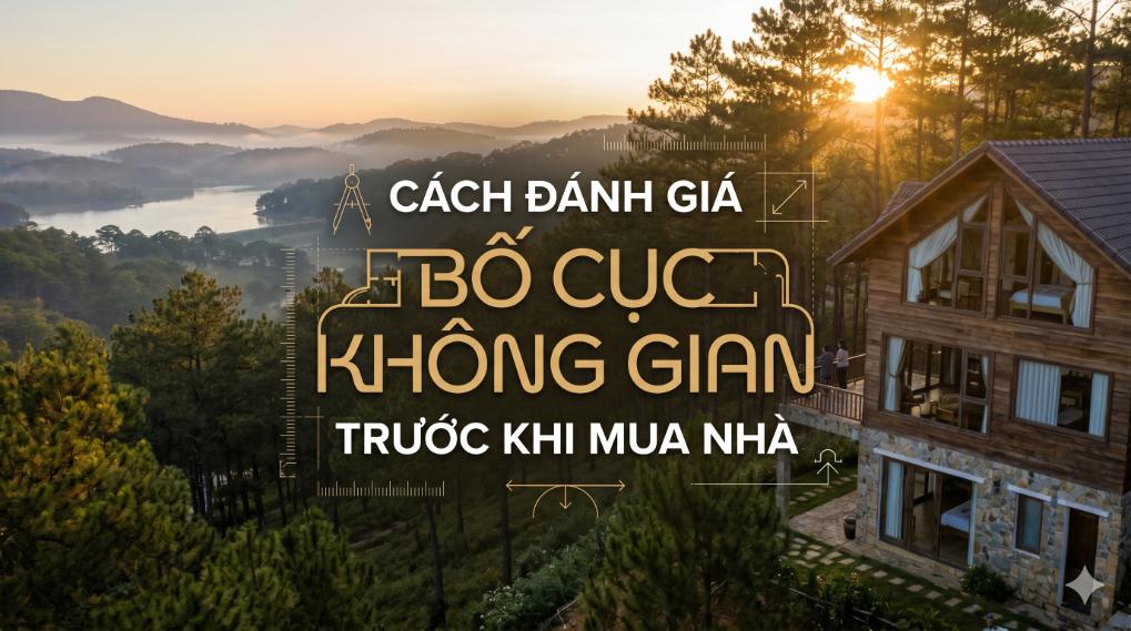 Cách đánh giá bố cục không gian trước khi mua nhà