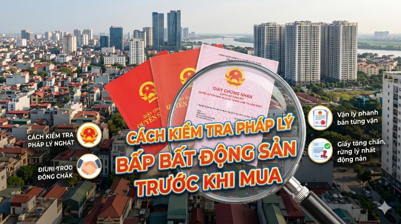 Cách kiểm tra pháp lý bất động sản trước khi mua – Đừng để “mua nhầm” trả giá cả đời