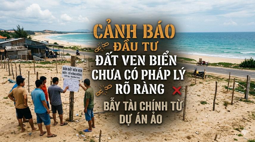 Cảnh báo đầu tư đất ven biển chưa có pháp lý rõ ràng: Lợi nhuận cao hay cái bẫy ngọt ngào?