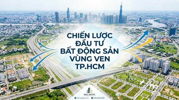 Chiến Lược Đầu Tư Bất Động Sản Vùng Ven TP.HCM: Đi Chậm Nhưng Đi Xa