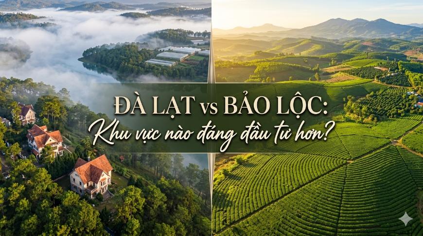 Đà Lạt vs Bảo Lộc: Khu vực nào đáng đầu tư hơn trong dài hạn?