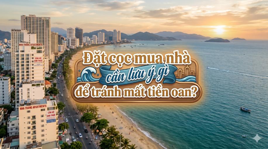 Đặt cọc mua nhà cần lưu ý gì để tránh mất tiền oan? (Kinh nghiệm thực tế từ giao dịch nhà đất)