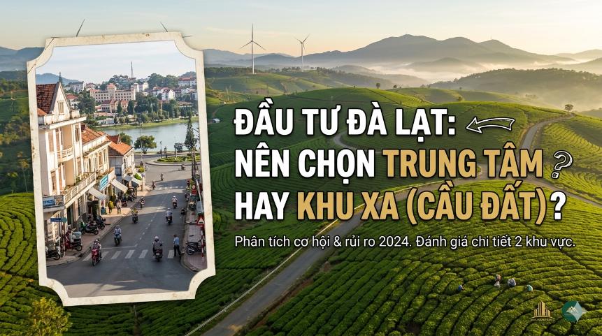Đầu Tư Đà Lạt: Nên Chọn Trung Tâm Hay Khu Xa (Cầu Đất) Để Sinh Lời Tốt Nhất?
