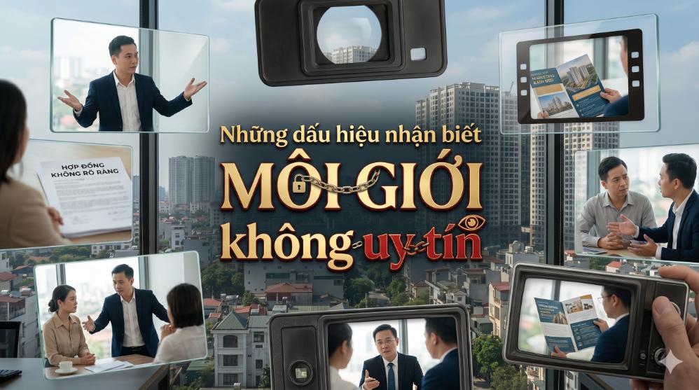 Những dấu hiệu nhận biết môi giới không uy tín: Câu chuyện “mất tiền vì tin nhầm người” trong bất động sản