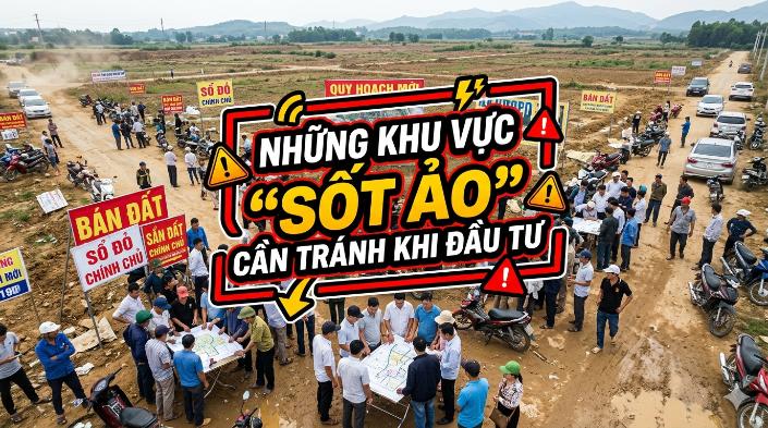 Những khu vực “sốt ảo” cần tránh khi đầu tư: Đừng để FOMO đốt cháy túi tiền của bạn