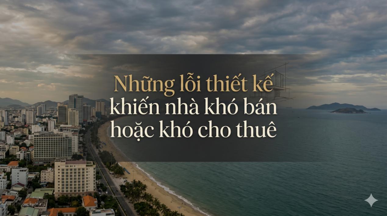 Những lỗi thiết kế khiến nhà khó bán hoặc khó cho thuê (Bài học thực tế từ thị trường)