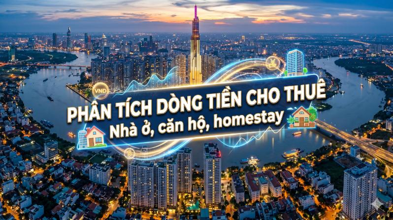Phân tích dòng tiền cho thuê: Nhà ở, căn hộ, homestay (Góc nhìn thực tế từ nhà đầu tư)