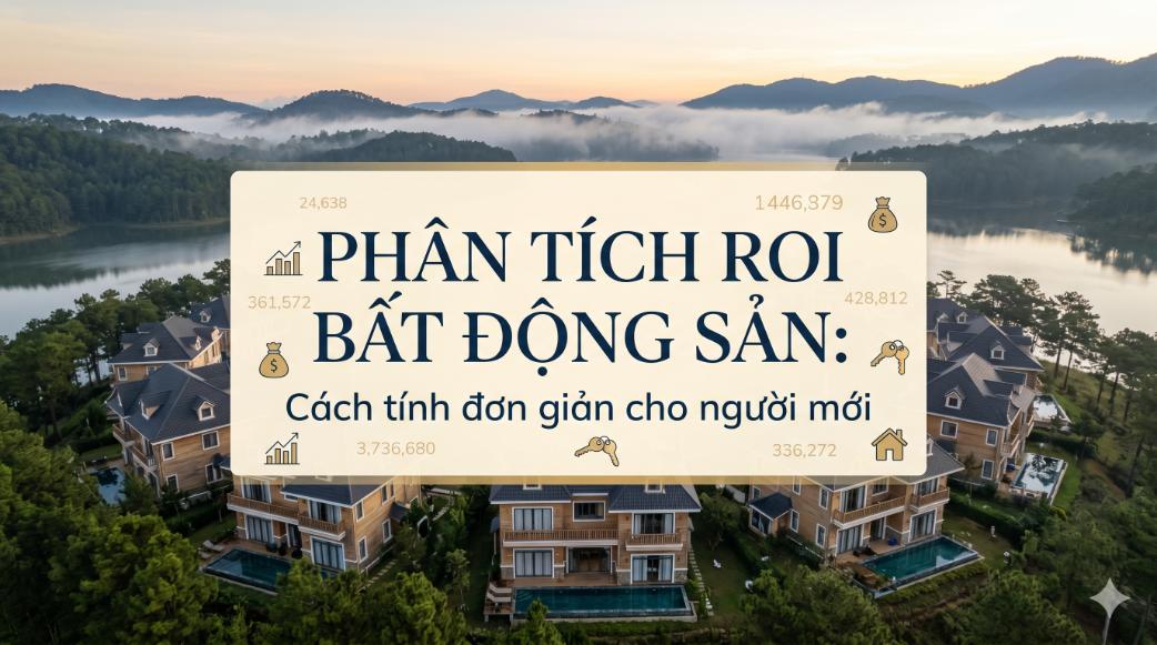 Phân tích ROI bất động sản: Cách tính đơn giản cho người mới (Kèm ví dụ thực tế dễ hiểu)