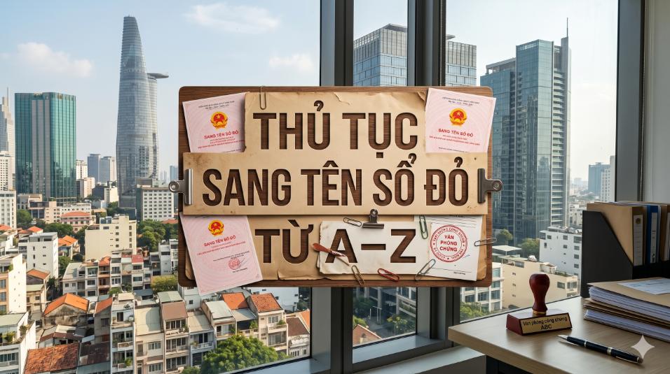 Thủ tục sang tên sổ đỏ từ A–Z: Hành trình không còn “mơ hồ” khi mua bán nhà đất