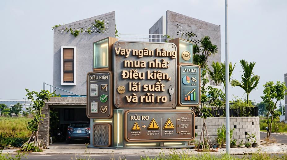 Vay ngân hàng mua nhà: Điều kiện, lãi suất và rủi ro – Quyết định tài chính lớn hơn cả việc chọn căn nhà