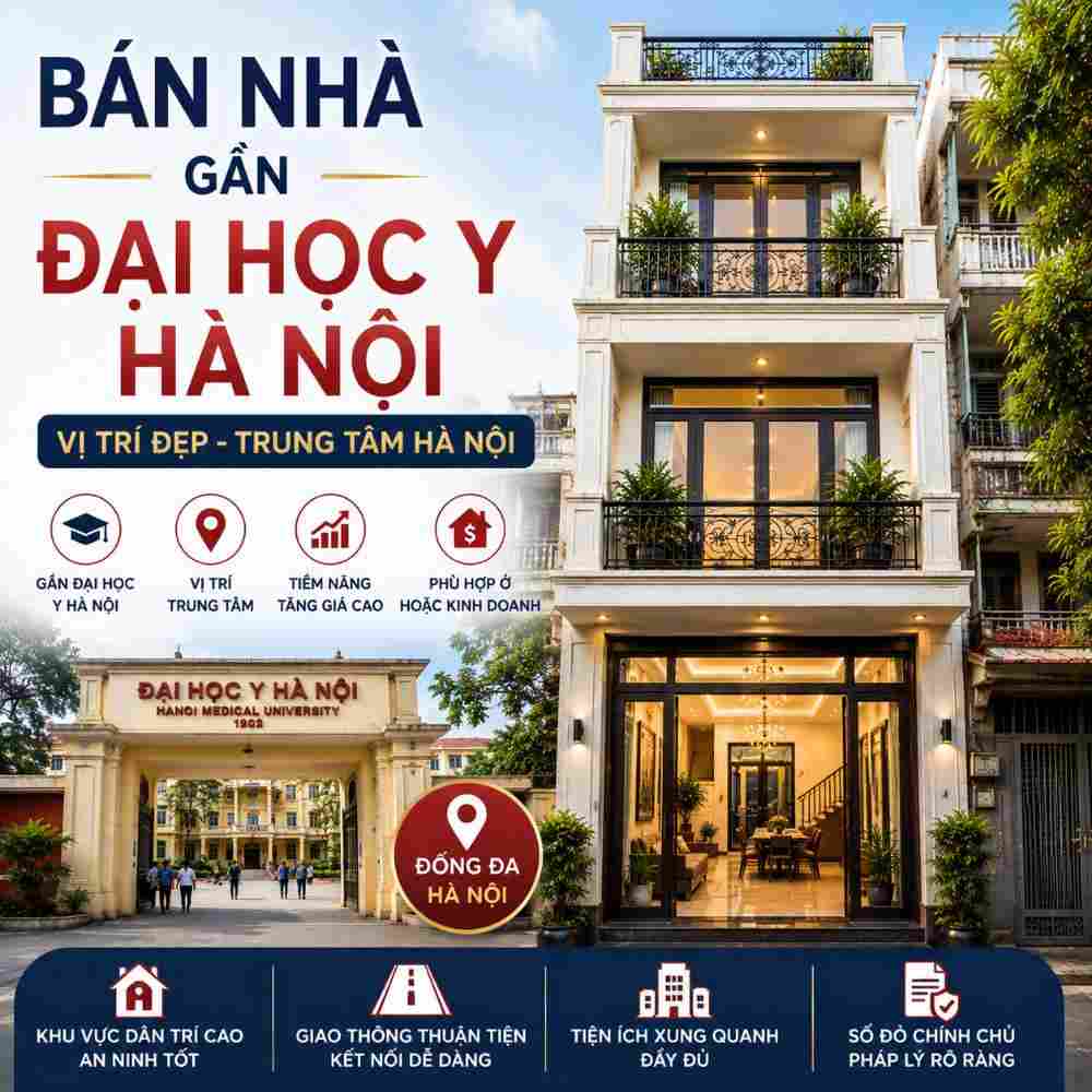 Bán Nhà Gần Đại Học Y Hà Nội, Tiềm Năng Cho Thuê Cao