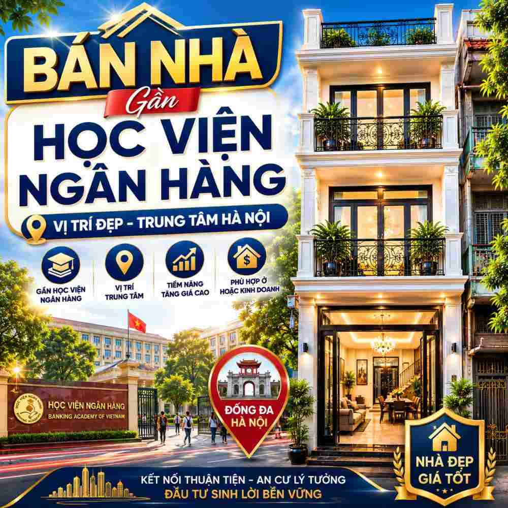 Bán Nhà Gần Học Viện Ngân Hàng, Thuận Tiện An Cư Và Đầu Tư