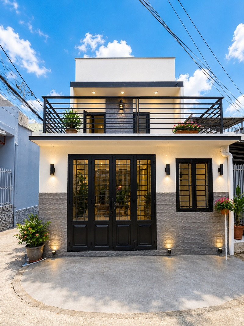 Bán Nhà Góc 2 Mặt Tiền 1 Trệt 1 Lầu View Sông, Vườn Hoa & Cây Xanh, Gần Bình Thạnh