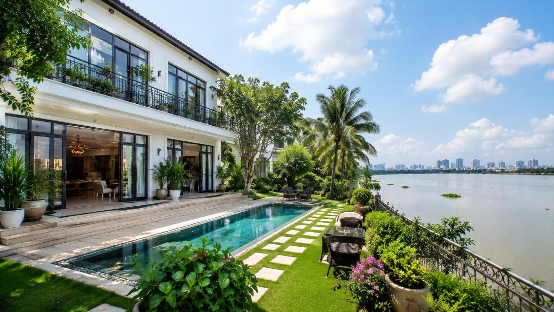 Bán Villa Khu Bình Quới Phường Gia Định, Không Gian Sống Ven Sông Hiếm Có